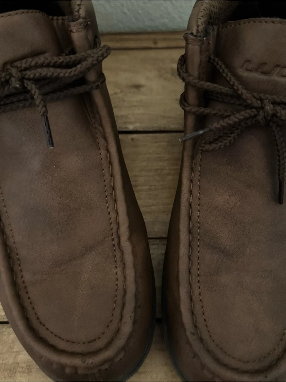 Lugz Brown Moc Toe Chukka Boots Men’s Size 7.5